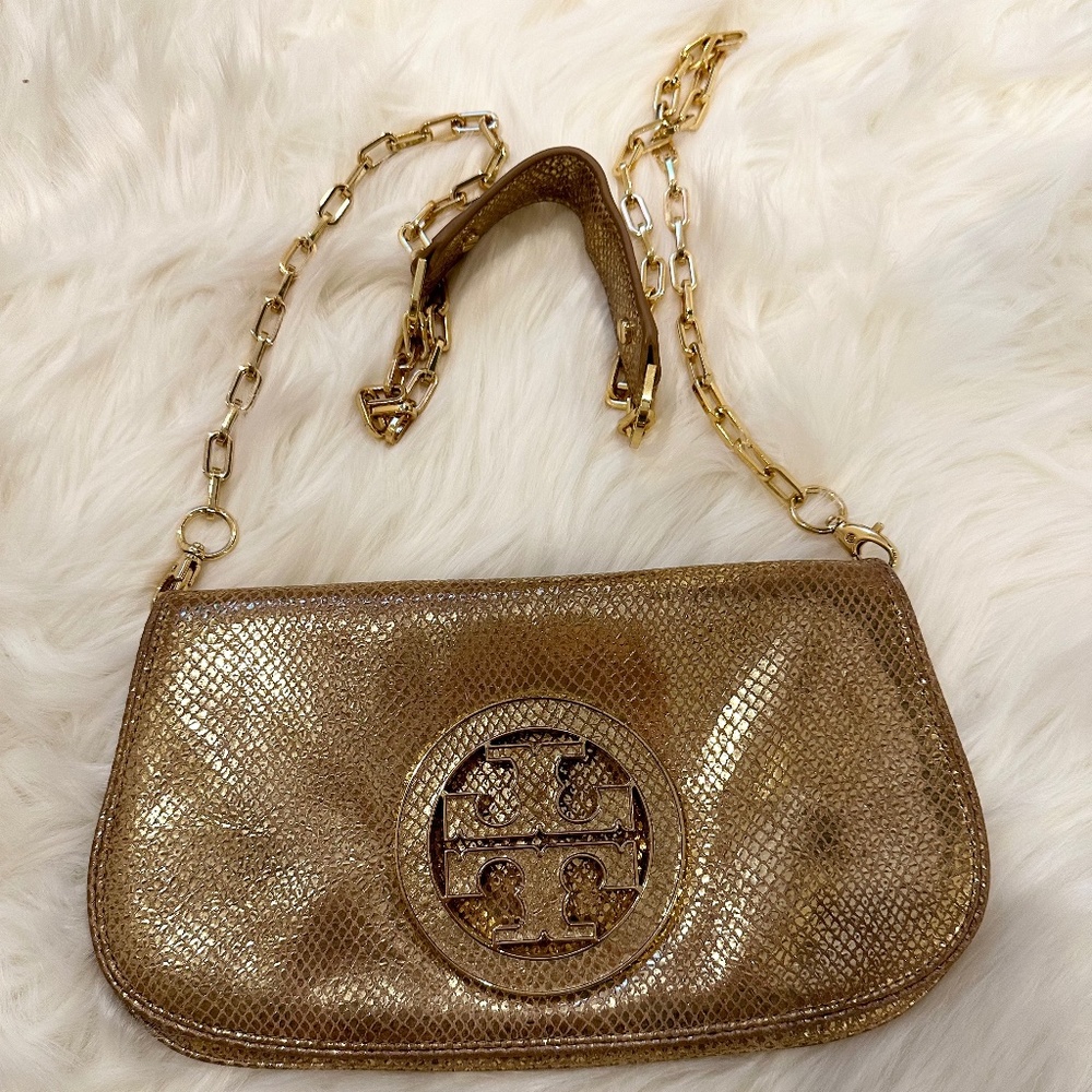 Tory Burch Gold Handbag